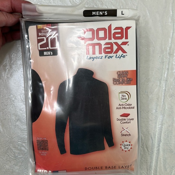 PolarMax 2.0 BASELAYER MIDWEIGHT BASELAYER- Black - Picture 15 of 16